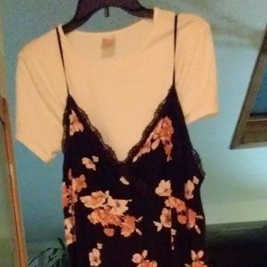 Summer long dress with T-Shirt (2 pcs) Jr XL  Size 15-17